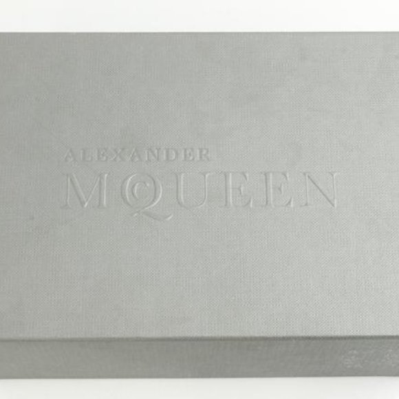 Alexander McQueen Box Leopard Print Calf Hair Skull Multicolor Leather Clutch - Picture 11 of 11